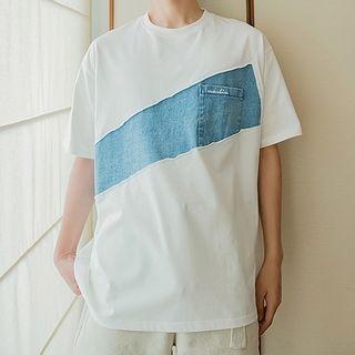 Denim Short-sleeve T-shirt