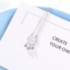 925 Sterling Silver Bell Pendant Necklace As Shown In Figure - One Size