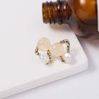 Faux Crystal Ear Stud Era059-15 - Gold - One Size