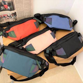 Paneled Sling Bag