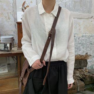 Double-breasted Shirt White - One Size