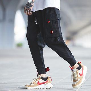 Cargo Pants With Adhesive Tabs