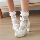 Block-heel Bow Accent Mary Jane Shoes