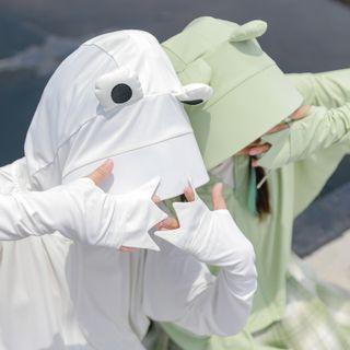 Frog Themed Hooded Zip Jacket