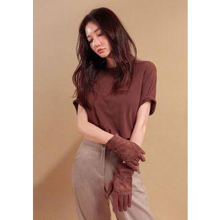 Short-sleeve Napped T-shirt (6 Colors)