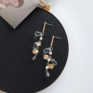 Faux Pearl Acrylic Dangle Earring