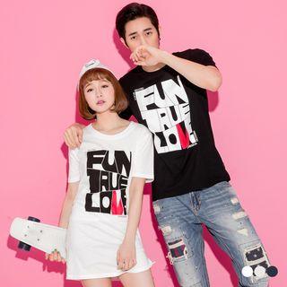 Fun Graphic Tee Dress