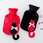 Cat Embroidered Hot Water Bag
