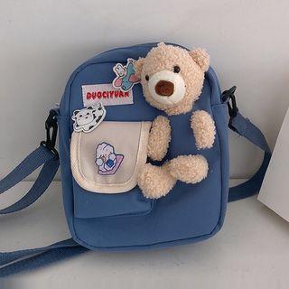 Doll Canvas Crossbody Bag