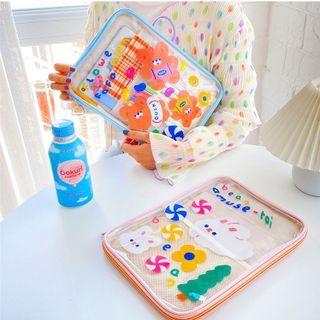 Cartoon Print Pvc Tablet Pouch