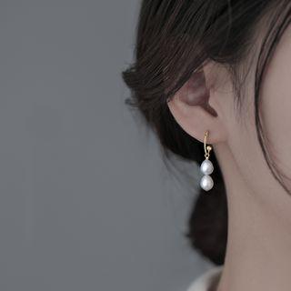 Pearl Sterling Silver Dangle Earring