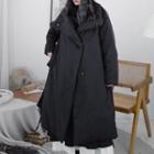 Long Padded Button Coat