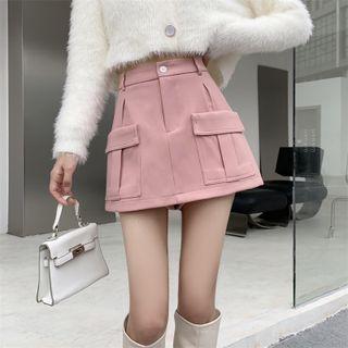 Pocketed A-line Skort