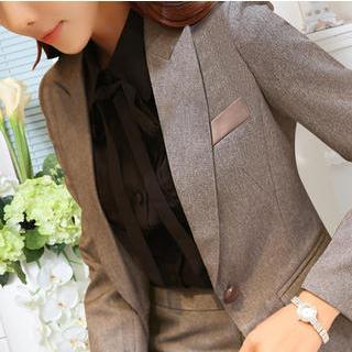Set: Slim-fit Blazer + Pencil Skirt