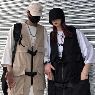 Zipped Safari Vest