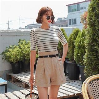 Striped Slim-fit T-shirt
