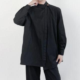 Two Way Asymmetrical Shirt Jacket