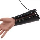 Lace Up Faux Leather Bracelet