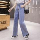 Hight-waist Wide-leg Jeans