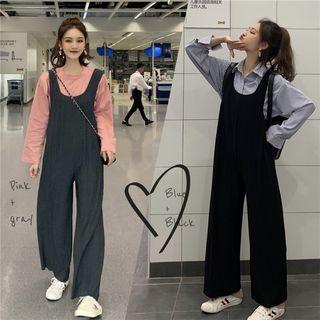 Sleeveless Pleated Jumpsuits
