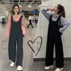Sleeveless Pleated Jumpsuits