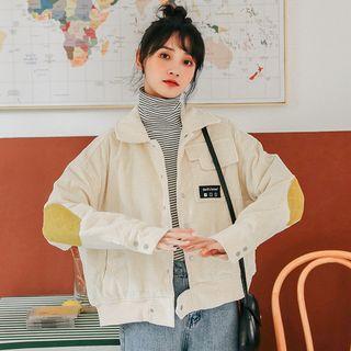 Color Block Panel Jacket