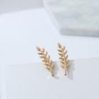 Metal Leaf Earring