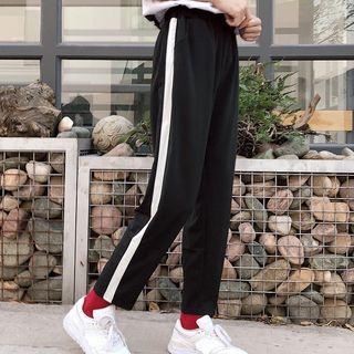 Crop Sweatpants Black - One Size