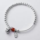 925 Sterling Silver Fortune Cat Bracelet S925 Silver - As Shown In Figure - One Size