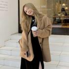 Button-up Coat Khaki - One Size