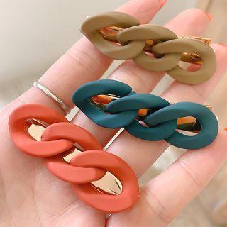 Matte Chunky Chain Hair Clip