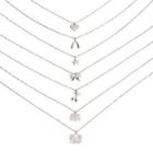 Set Of 7: Elephant Wing Heart Necklace