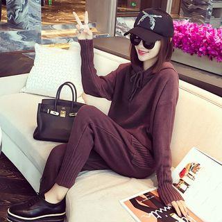 Set : Knit Hoodie + Pants