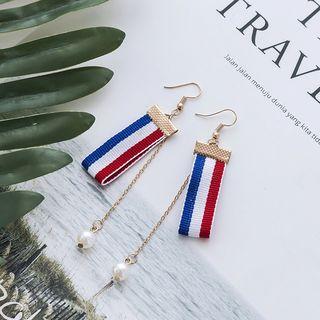 Striped Drop Earring