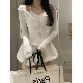 Hooded Zip Jacket / Tank Top / Shorts