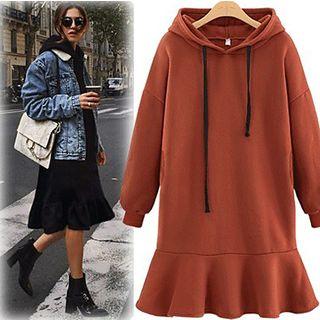 Flared Hoodie Dress