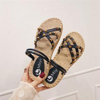 Cube Accent Sandals