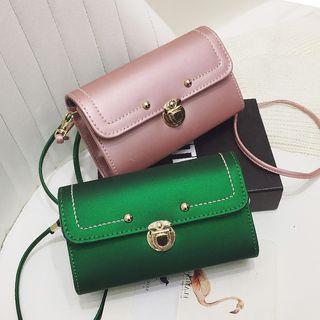 Plain Crossbody Barrel Bag