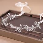 Wedding Faux Crystal Branches Headpiece White - One Size