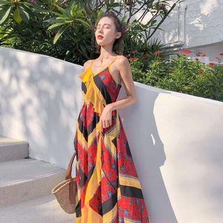 Floral Straapy Maxi Sun Dress