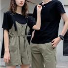 Couple Matching Short-sleeve T-shirt / Jumper Shorts / Shorts / Set
