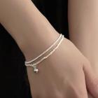 Freshwater Pearl Layered Sterling Silver Bracelet