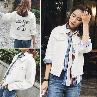 Lettering Back Jacket