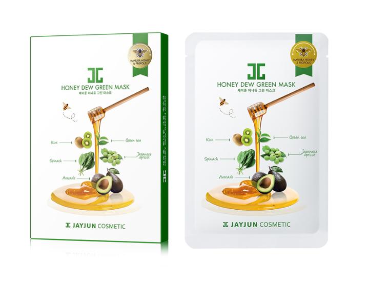 Jayjun - Honey Dew Green Mask 5 Pcs