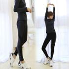 Contrast-trim Sports Top