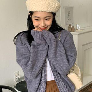 Woolen Sherpa-fleece Beret