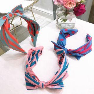 Polka Dot / Striped Bow Headband