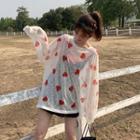 Sheer See-through Long-sleeve T-shirt