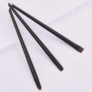 Set Of 3: Eye Makeup Brush Set Of 3 - Black - One Size