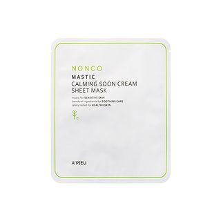 Apieu - Nonco Mastic Calming Soon Cream Sheet Mask 1pc